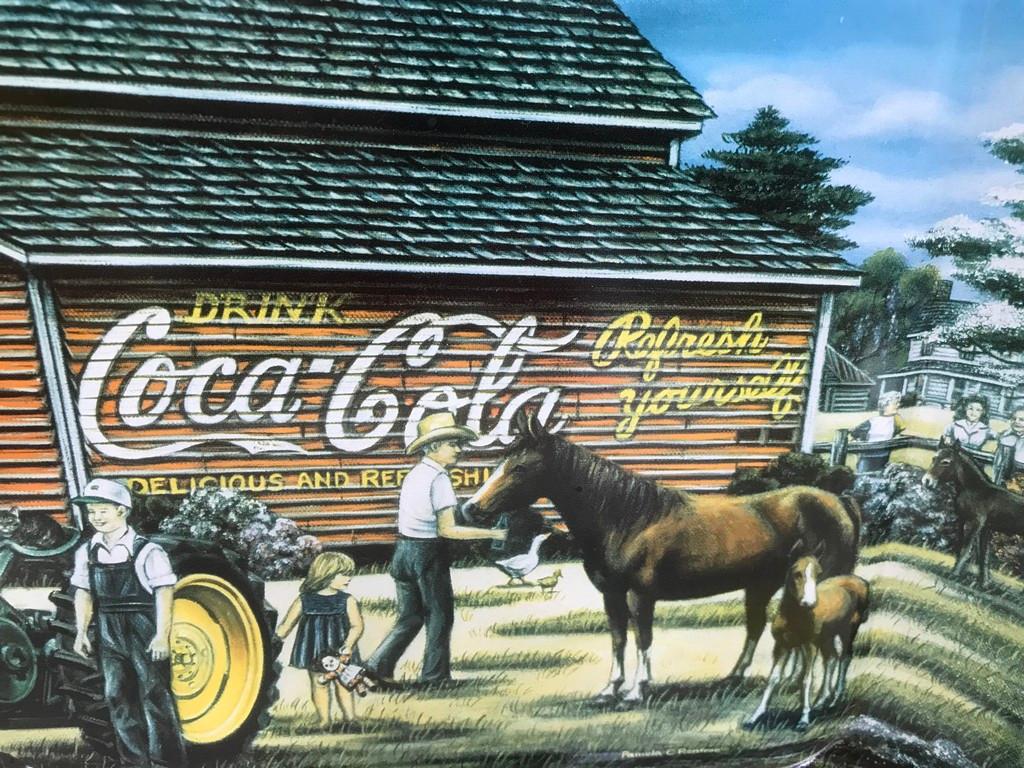 PR OF RETRO COCA COLA TRAYS