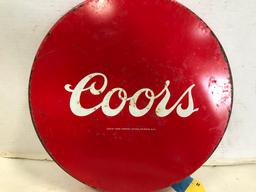 COORS METAL BEER TRAY