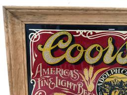 COORS BEER ADVERTISING MIRROR