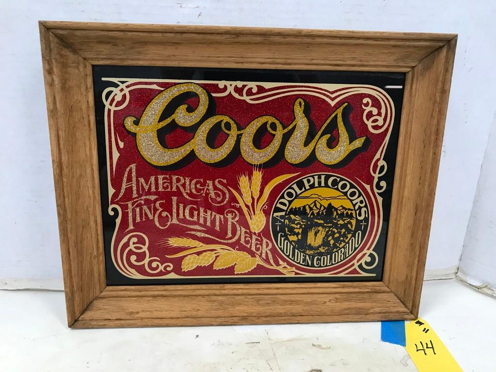 COORS BEER ADVERTISING MIRROR