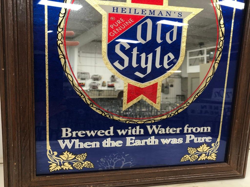 OLD STYLE BEER MIRROR
