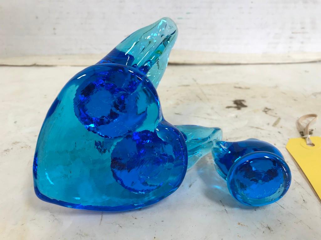 PR GLASS BIRD FIGURINES