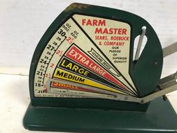 FARM  MASTER SEARS, ROEBUCK & CO EGG SCALE