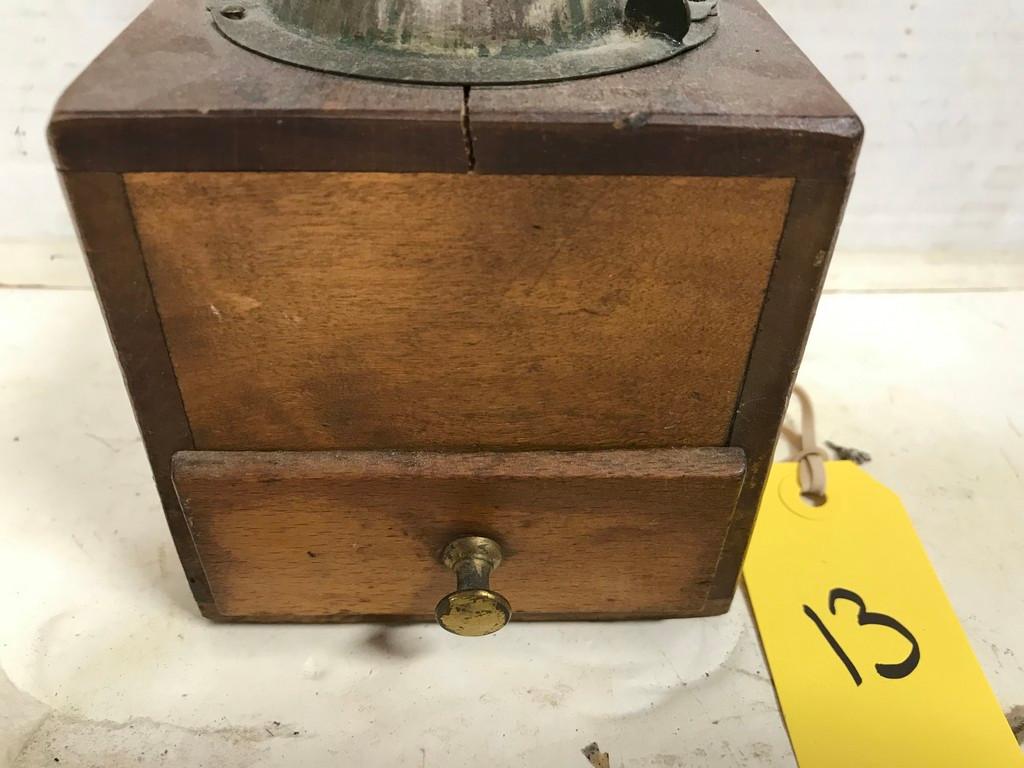 SMALL UNMARKED COFFEE GRINDER
