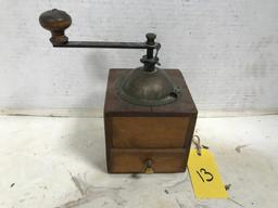 SMALL UNMARKED COFFEE GRINDER