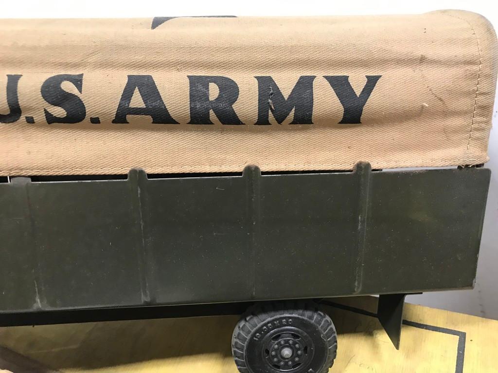 DELUXE PREMIUM CORP US MOBILE ARMY UNIT TRUCK W/ ORIGINAL BOX