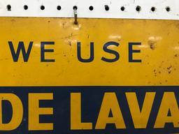 DELAVAL DAIRY METAL SIGN