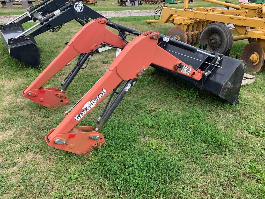 GREAT BEND 2130 HYDRAULIC LOADER W/ BRACKETS