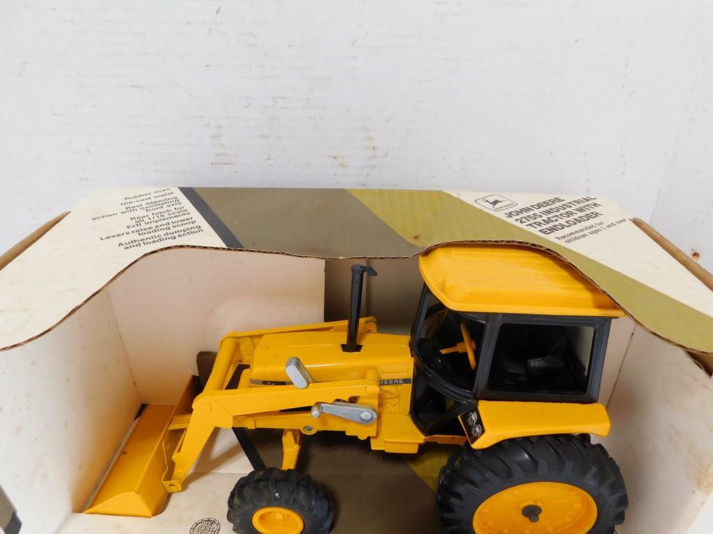 JOHN DEERE DIE CAST 2755 TRACTOR WITH END LOADER