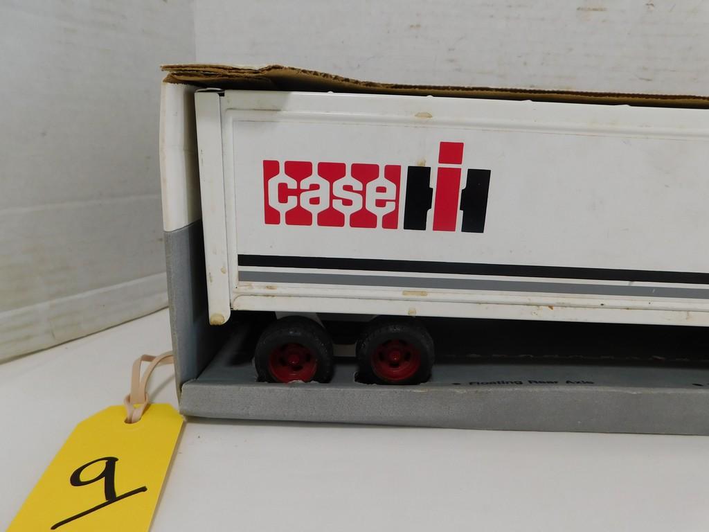 ERTL J I CASE TRUCK AND TRAILER