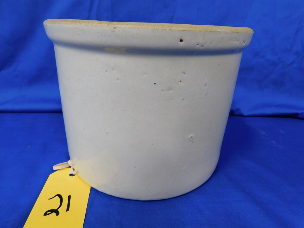 MEADOW GOLD STONEWARE BUTTER CROCK