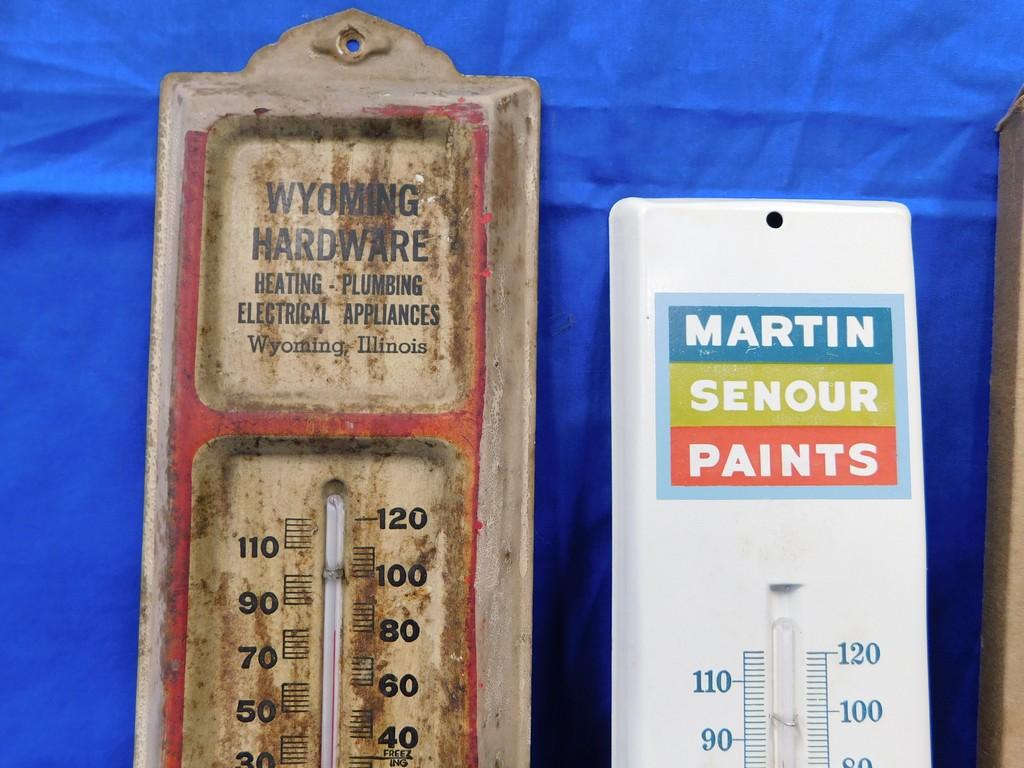 PR METAL ADVERTISING THERMOMETERS