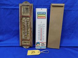 PR METAL ADVERTISING THERMOMETERS