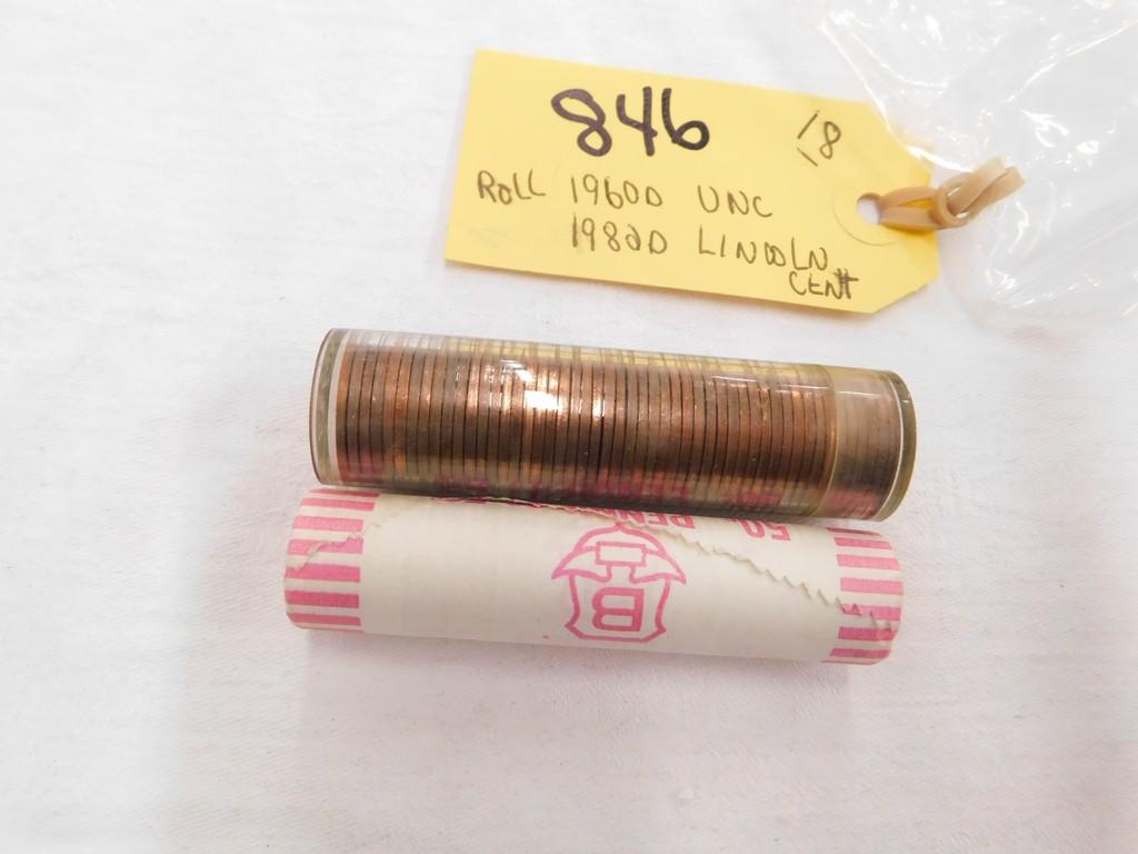 LINCOLN CENT ROLLS UNCIRCULATED