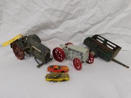 FLAT OF 1/16 FARM TRACTORS & OTHER TOYS