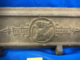 CAST IRON TRADE MARK TOOL BOX LID