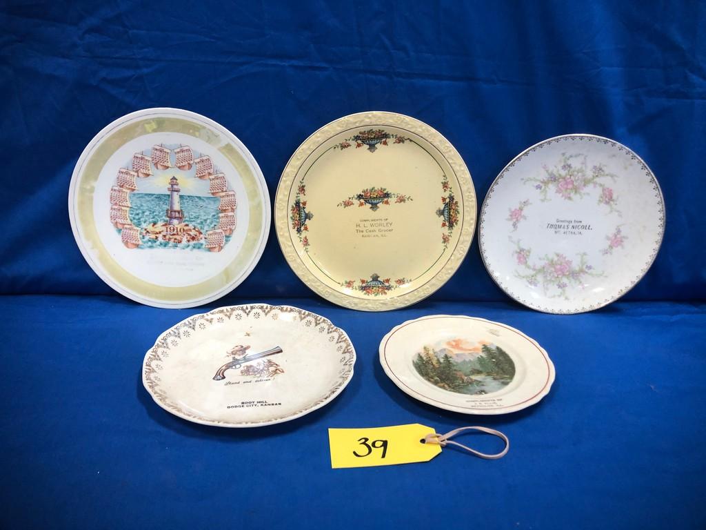 LOT OF ADVERTISING PLATES