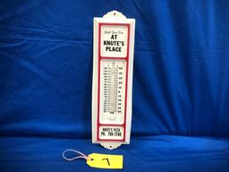 KNUTE'S PLACE THERMOMETER