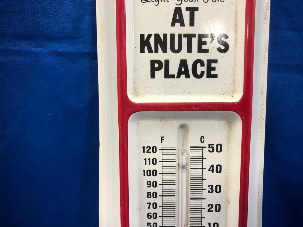 KNUTE'S PLACE THERMOMETER