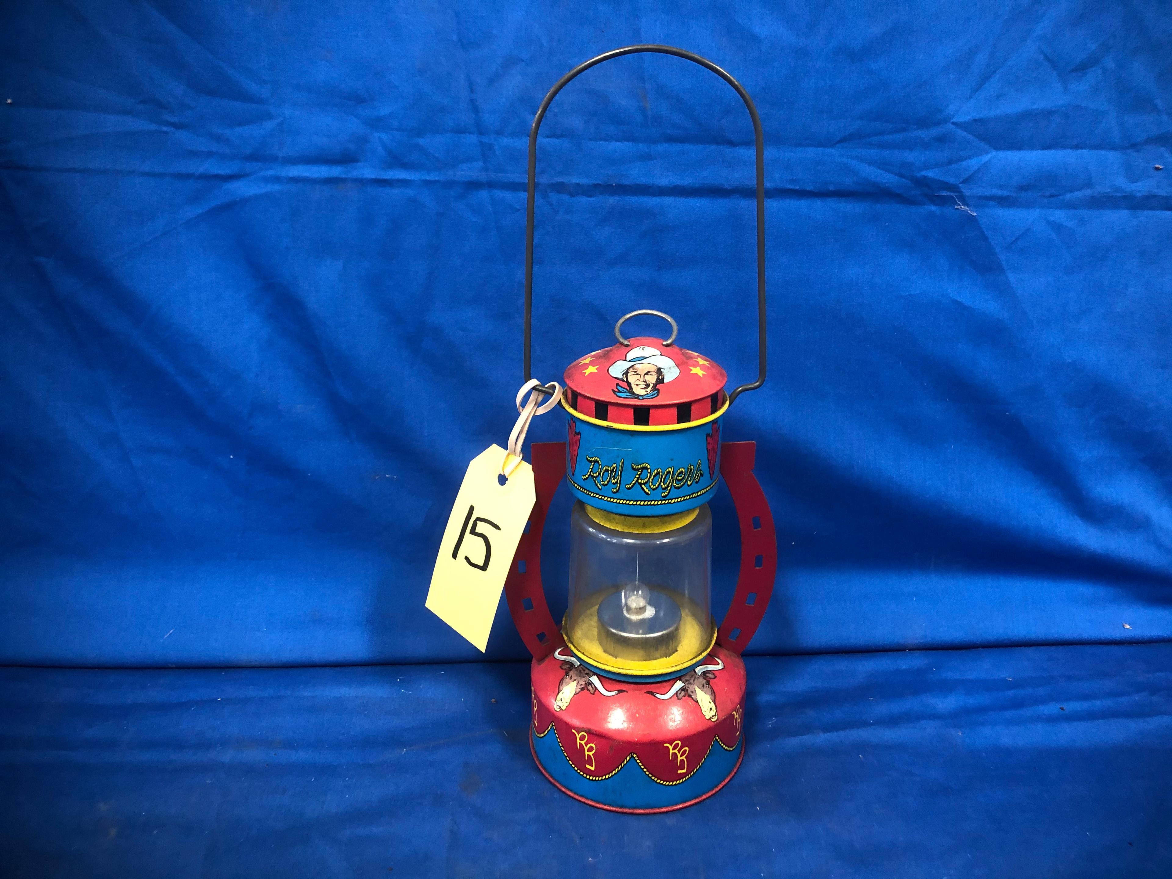 ROY ROGERS BATTERY OPERATED CHILD'S LANTERN