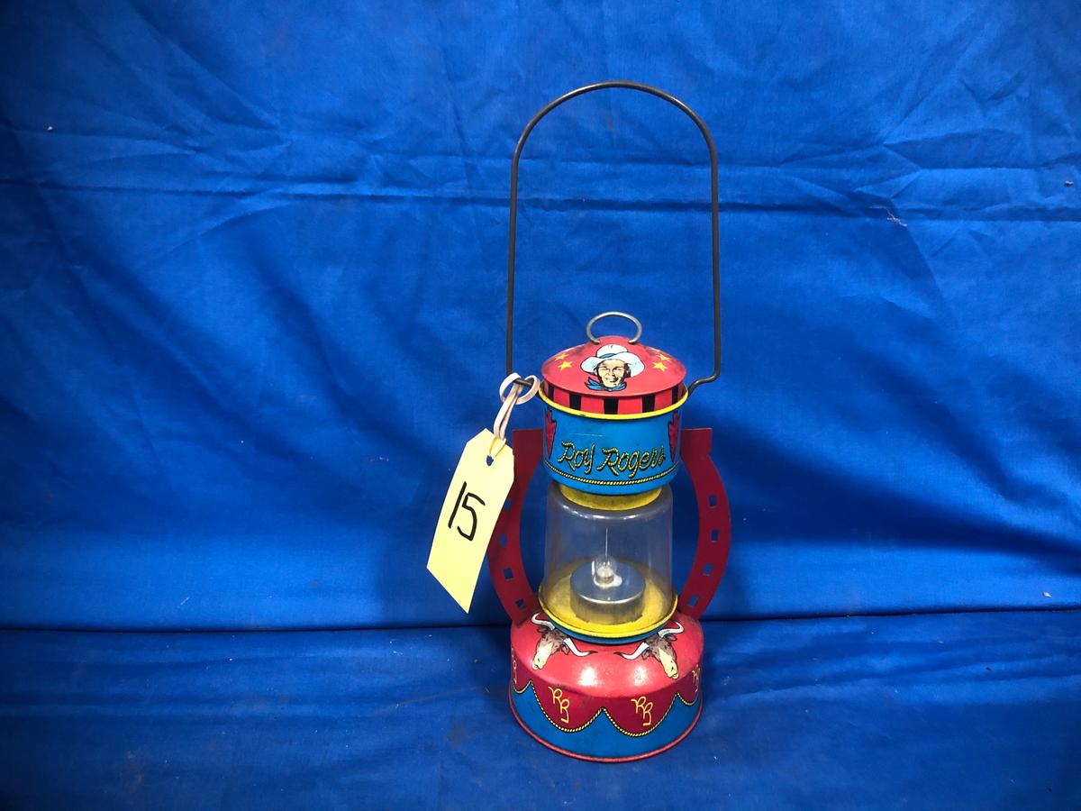 ROY ROGERS BATTERY OPERATED CHILD'S LANTERN