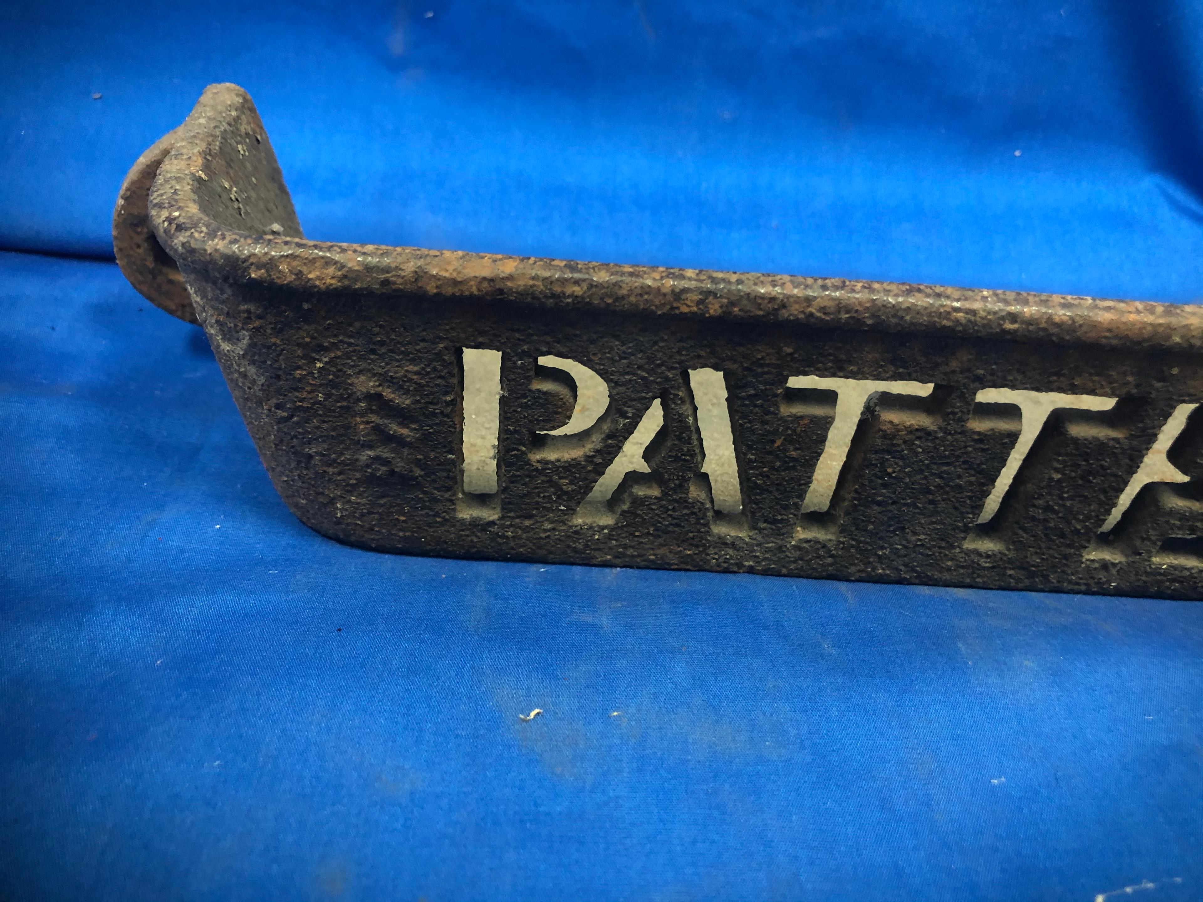 PATTEE IRON HORSE DRAWN IMPLEMENT TOOL BOX