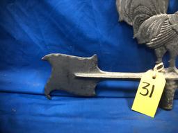 CAST ALUMINUM OR POT METAL WEATHER VANE TOPPER