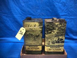 (2) ONE GAL CANS OF BOVINOL CATTLE OIL - BOTH ARE FULL