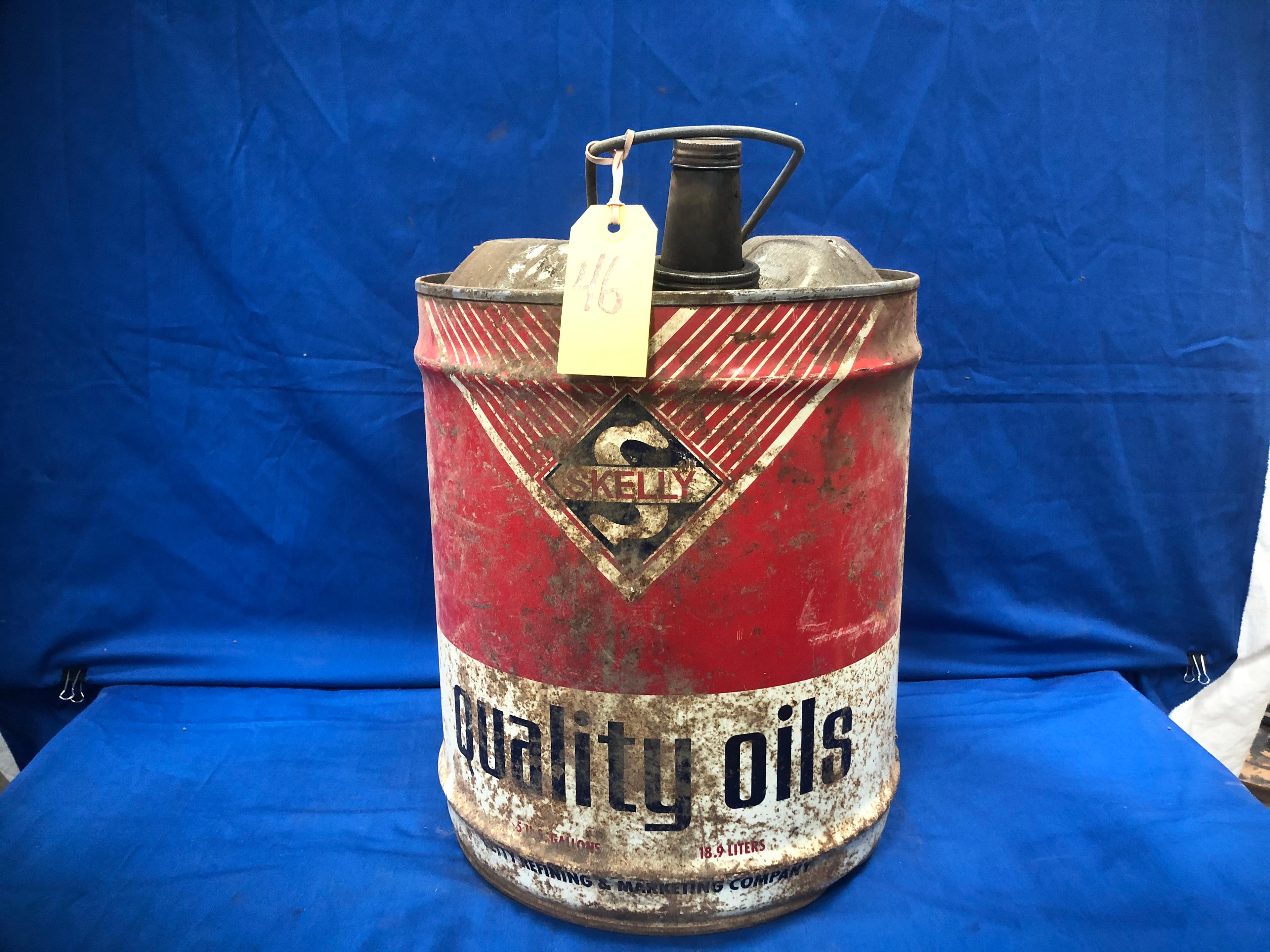 SKELLY QUALITY OILS 5GAL CAN