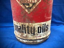 SKELLY QUALITY OILS 5GAL CAN