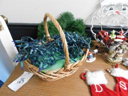 LG. LOT OF CHRISTMAS DECORATIONS