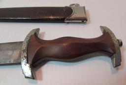 SA DAGGER & SCABBARD WWII RZM M7 42 GERMAN