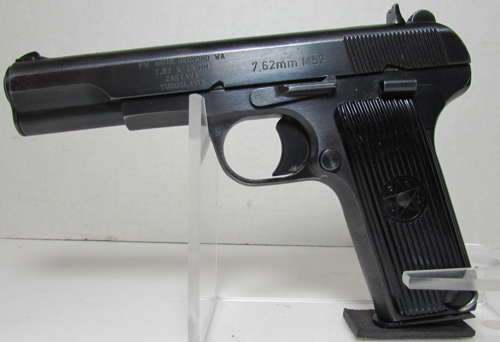 ZASTAVA TOKAREV M57 7.62 CAL PISTOL HANDGUN