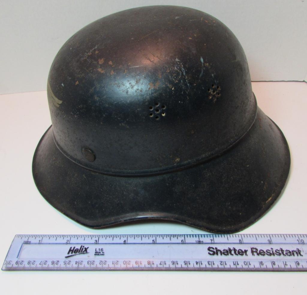 WWII NAZI LUFTSCHUTZ HELMET AIR RAID CIVIL DEFENSE