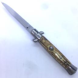 8.5" STAG STILETTO SWITCHBLADE AUTOMATIC KNIFE