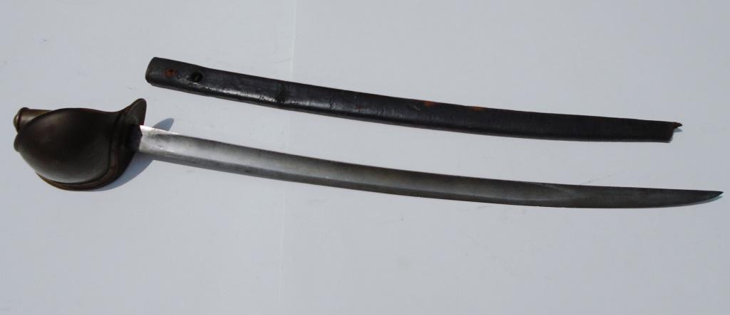 US NAVY CUTLASS SWORD M1860 w SCABBARD 1862 D.R.