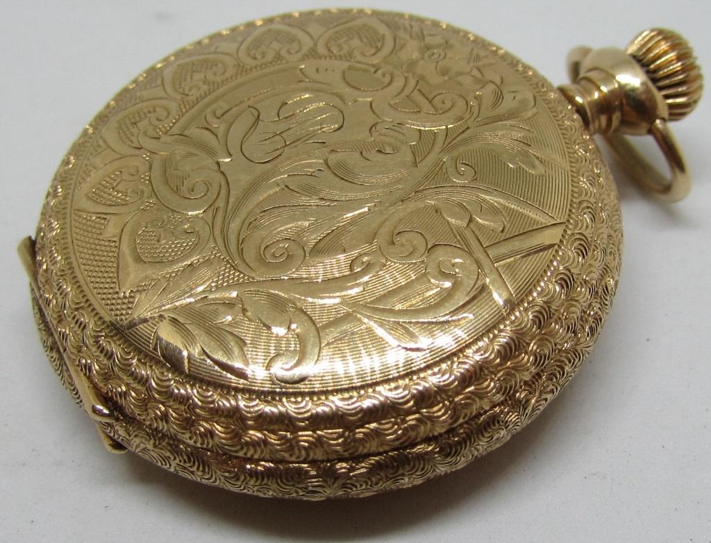 AMERICAN WALTHAM 14K GOLD POCKET WATCH 1894