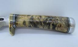 RANDALL #23-4 KNIFE BURL WOOD 8.25" GAMEMASTER