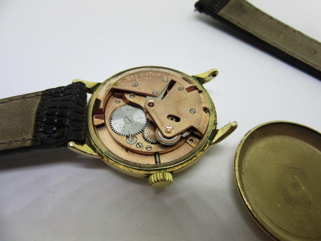 OMEGA WATCH 14K GOLD FILLED 351 17J