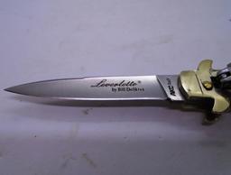 BILL DESHIVS SWITCHBLADE LEVERLETTO AUTO  KNIFE 7"