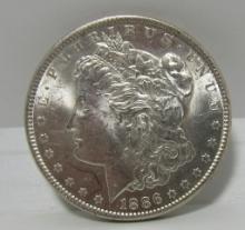 1886 P US MORGAN SILVER DOLLAR COIN UNC