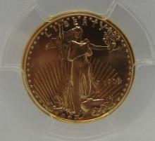 1999 GOLD 5 DOLLAR EAGLE COIN MS 69 PCGS