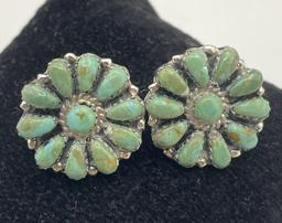 JULIANNA WILLIAMS STERLING CLUSTER EARRINGS