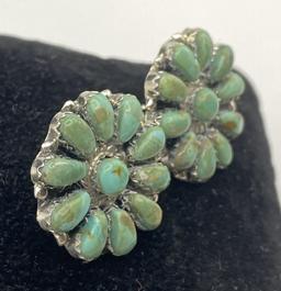 JULIANNA WILLIAMS STERLING CLUSTER EARRINGS