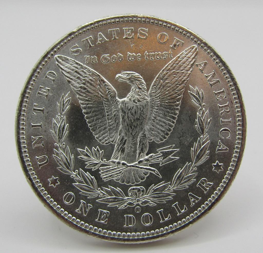 1885 O MORGAN SILVER DOLLAR US COIN UNC