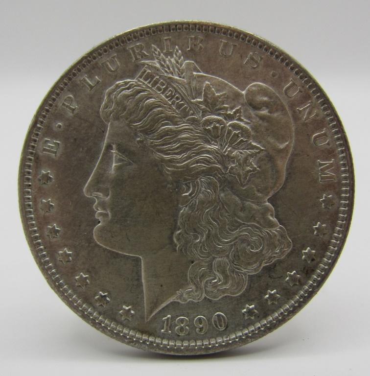 1890 S MORGAN SILVER DOLLAR US COIN