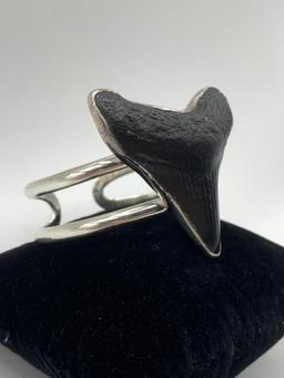 2" SHARK TOOTH STERLING BRACELET CHARLES ALBERT