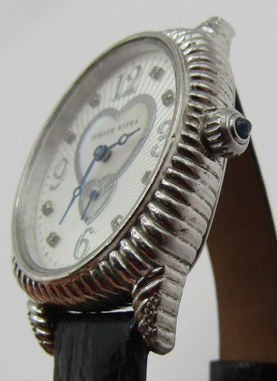 JUDITH RIPKA WRIST WATCH  STERLING SILVER IN BOX