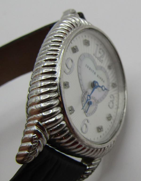 JUDITH RIPKA WRIST WATCH  STERLING SILVER IN BOX