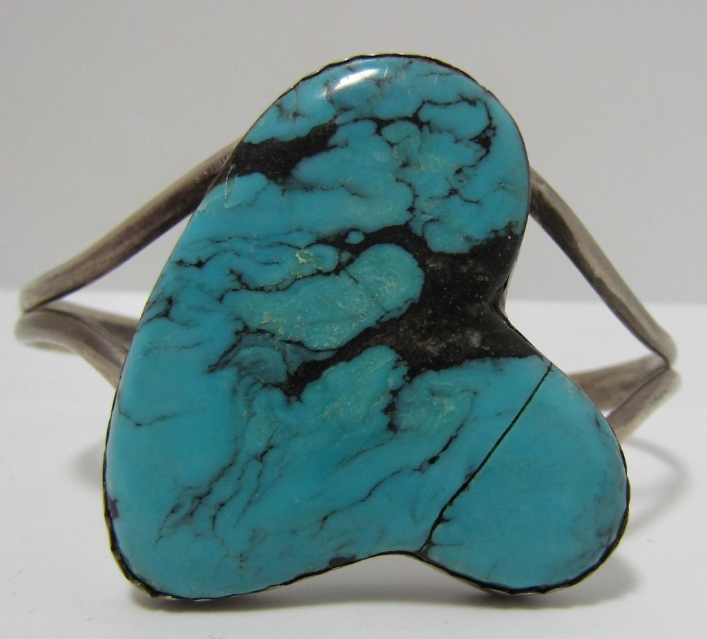 JIMMY HERALD TURQUOISE BRACELET STERLING SILVER